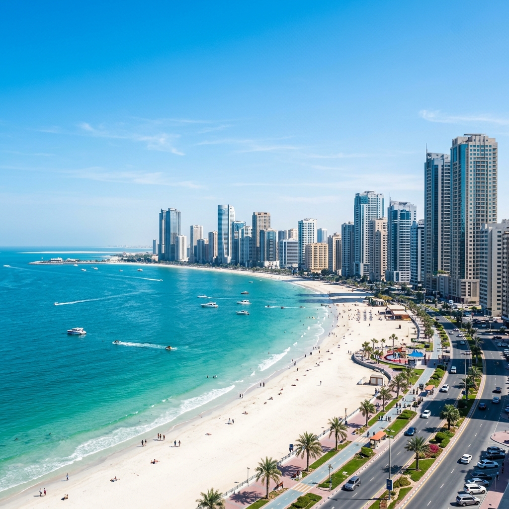 Ajman skyline