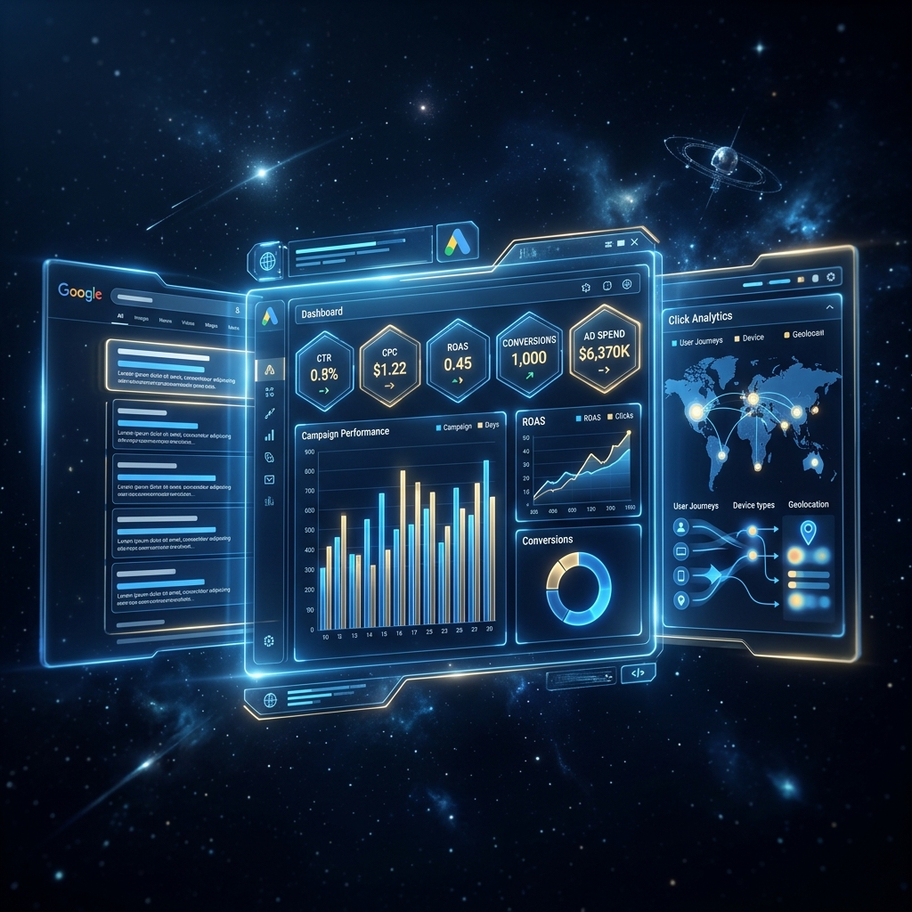 Google Ads Management Dashboard